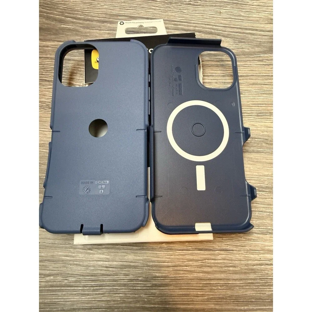 OtterBox Commuter MagSafe Case iPhone 16 Plus Blue 3X Drop Protection Open Box